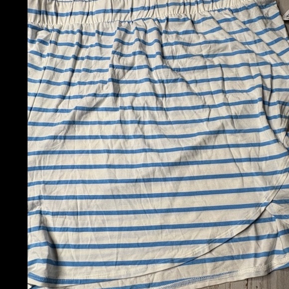 Old Navy Blue Stripe Lounge Women's Sunday Sleep Shorts Pajama 4X - Picture 5 of 14